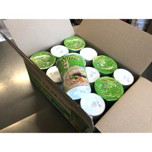 CARTON DE 12 CUPS NOUILLES YUM YUM LÉGUMES 70G