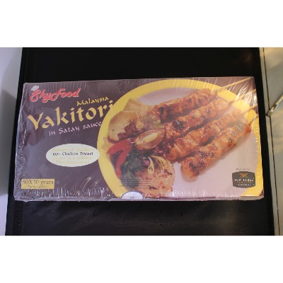 50 BROCHETTES DE POULET YAKITORI SAUCE SOJA 1.5KG