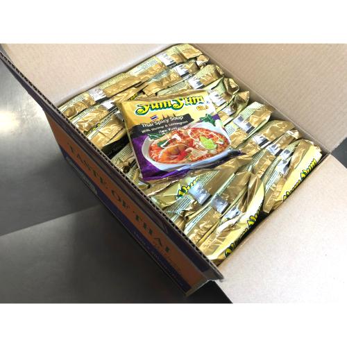 CARTON DE 20 NOUILLES YUM YUM TOM YUM (THAI SPICY SOUP) 100G