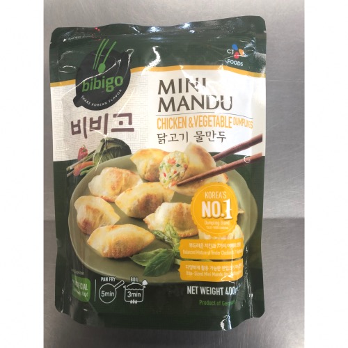 MINI MANDU POULET LÉGUMES BIBIGO 400G