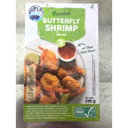 12 CREVETTES PAPILLON 225G