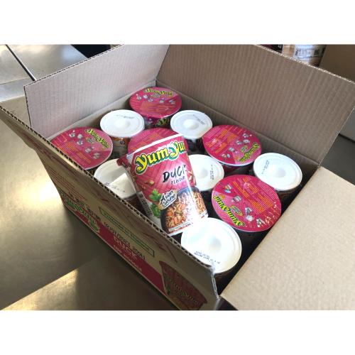 CARTON DE 12 CUPS NOUILLES YUM YUM CANARD 70G