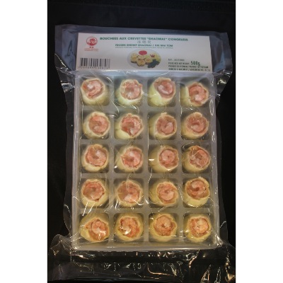 BOUCHEES AUX CREVETTES XIU MAI 500G