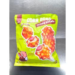 3 CORN DOGS CRISPY POTATO HOT DOG HALAL 330G