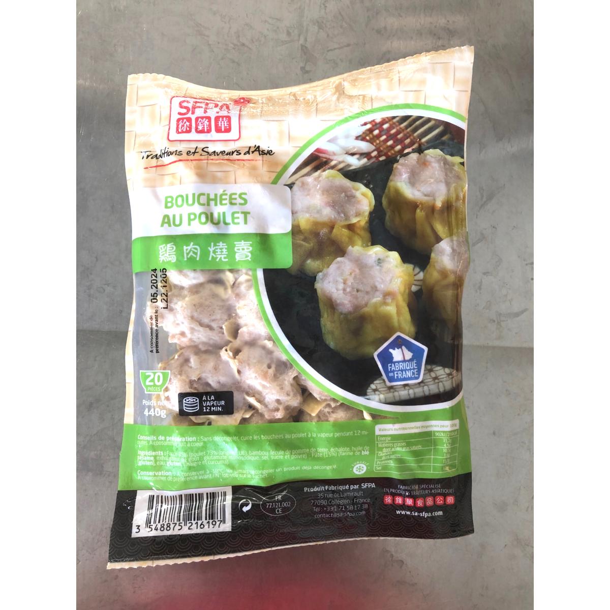 20 BOUCHÉES AU POULET SFPA 440G