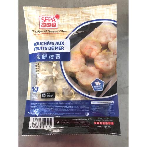 20 BOUCHÉES AUX  FRUITS DE MER SFPA 440G