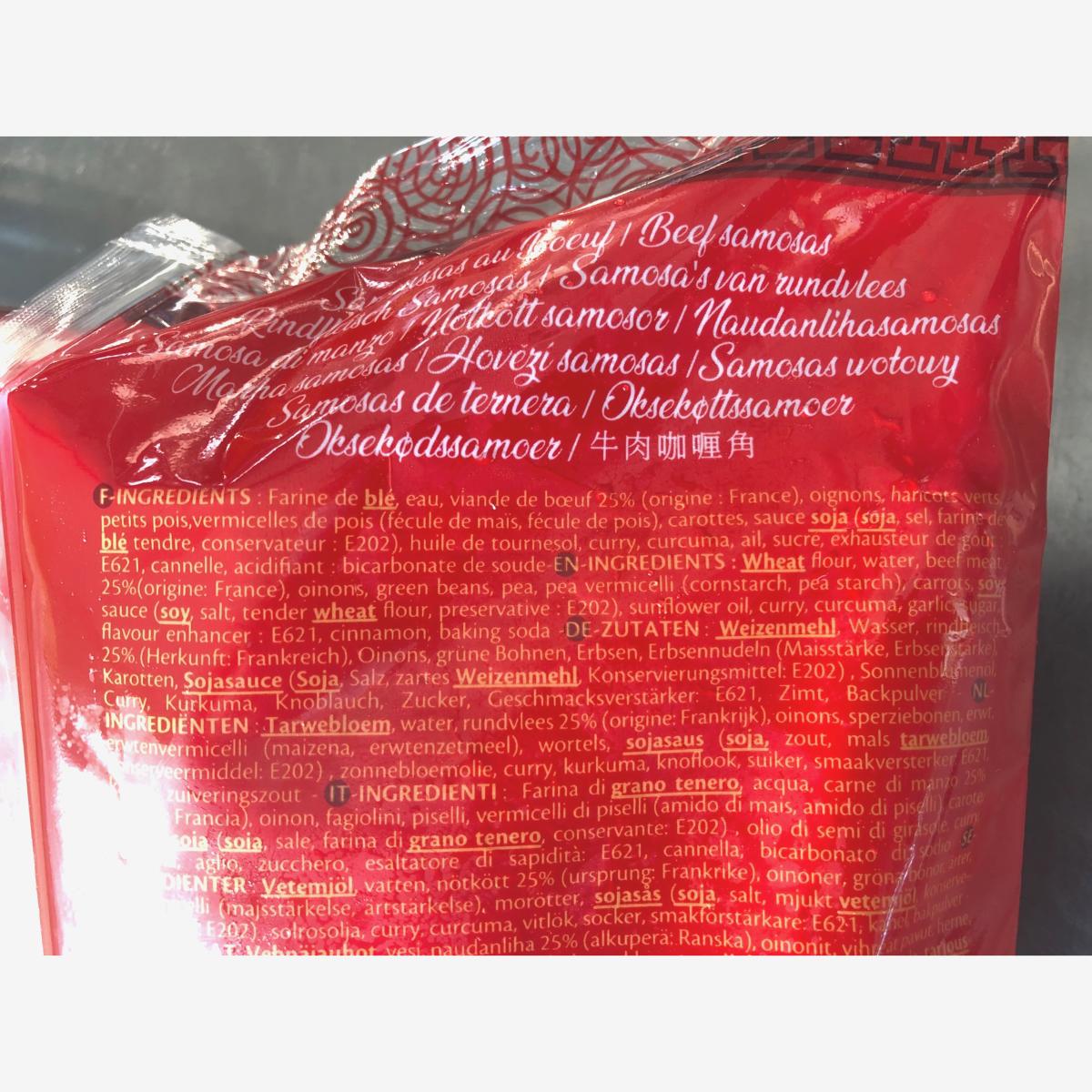 20 SAMOUSSAS AU BOEUF HOA NAM 1.1KG