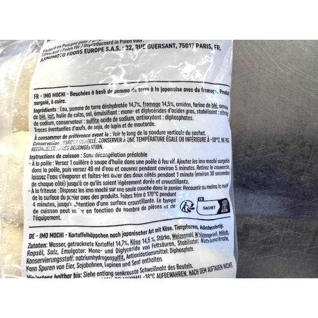 24 MOCHI POMME DE TERRE FROMAGE 600G AJINOMOTO