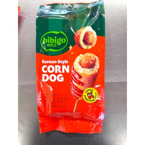BIBIGO KOREAN STYLE CORN DOG VEGAN 3X80G