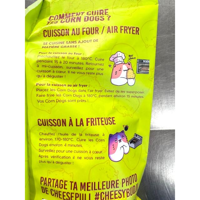3 CORN DOGS CRISPY POTATO HOT DOG HALAL 330G