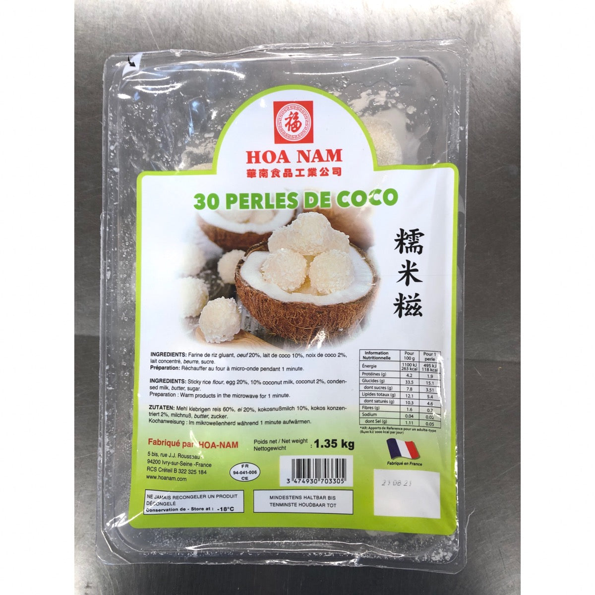 30 PERLES AU NOIX DE COCO HOA NAM 1.35KG
