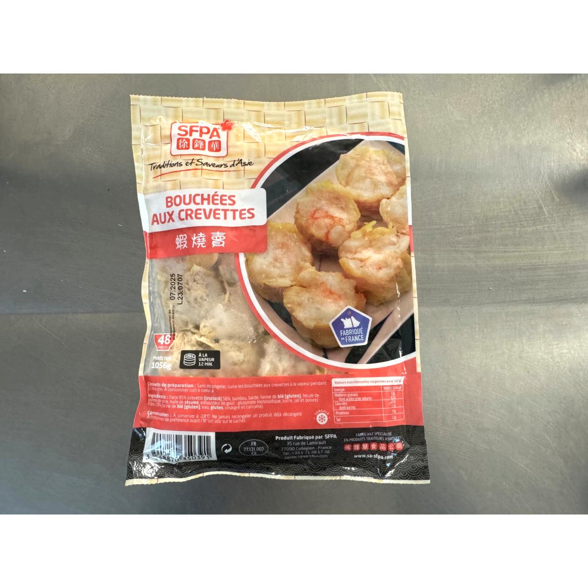 48 BOUCHÉES AUX CREVETTES SIU MAI  SFPA 1056G