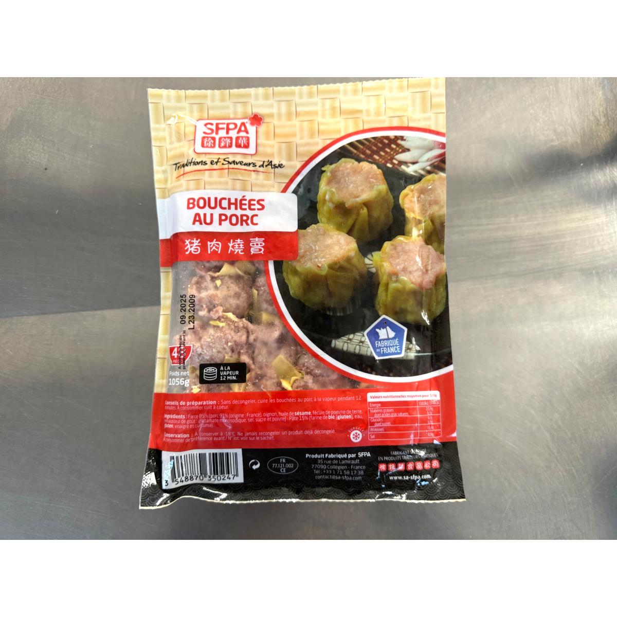 48 BOUCHÉES AU PORC SFPA 1056G
