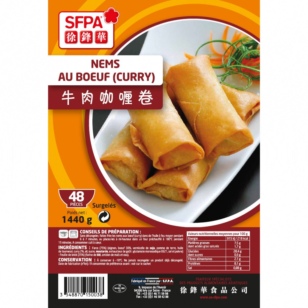 48 NEMS BOEUF CURRY SFPA 1.44KG