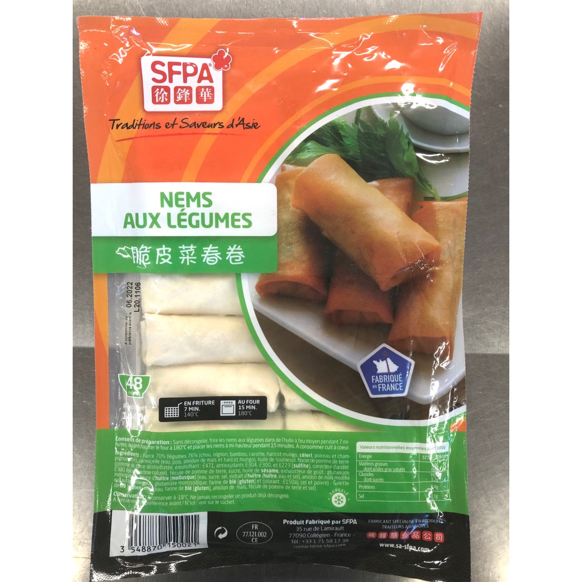 48 NEMS AUX LÉGUMES SFPA 1.44KG