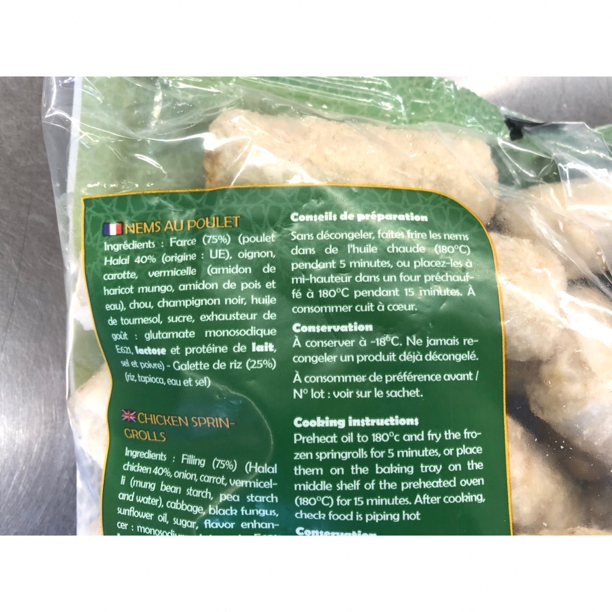 50 NEMS AU POULET HALAL SFPA 1.9KG