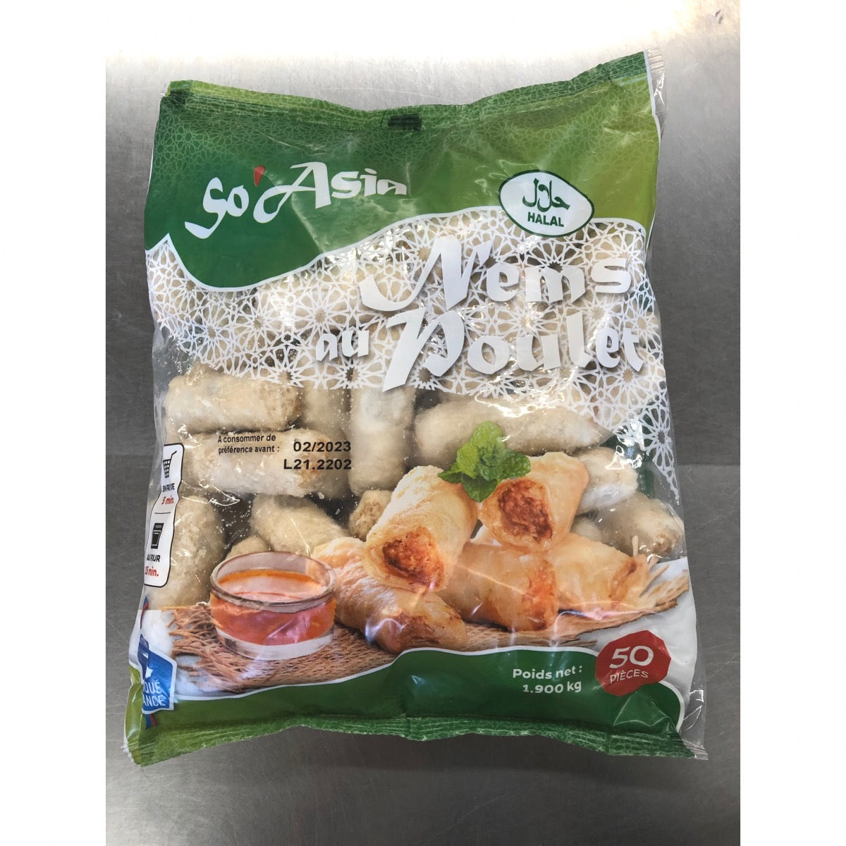 50 NEMS AU POULET HALAL SFPA 1.9KG