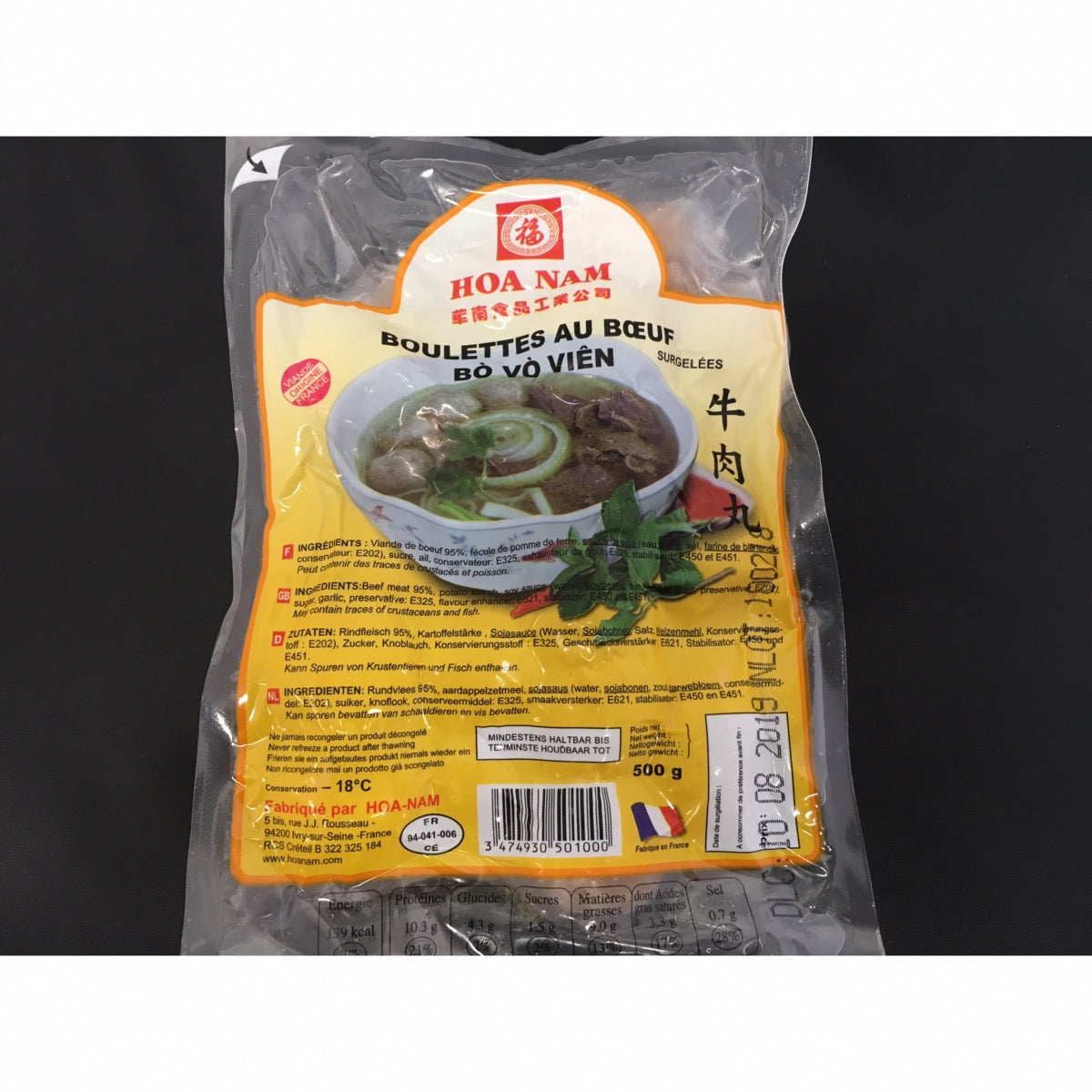 BOULETTES DE BOEUF HOA NAM 500G