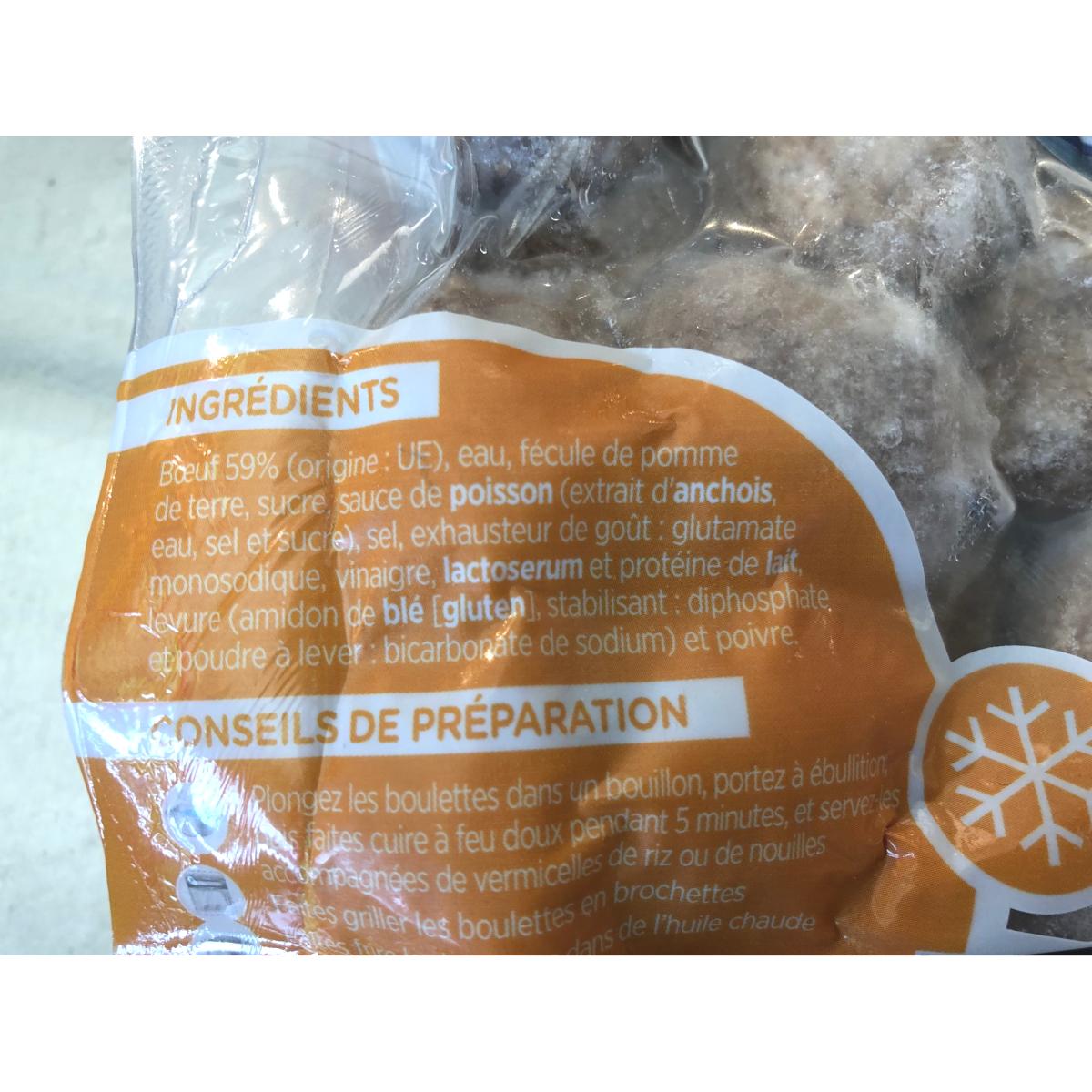 BOULETTES DE BOEUF GÂN SFPA 500G