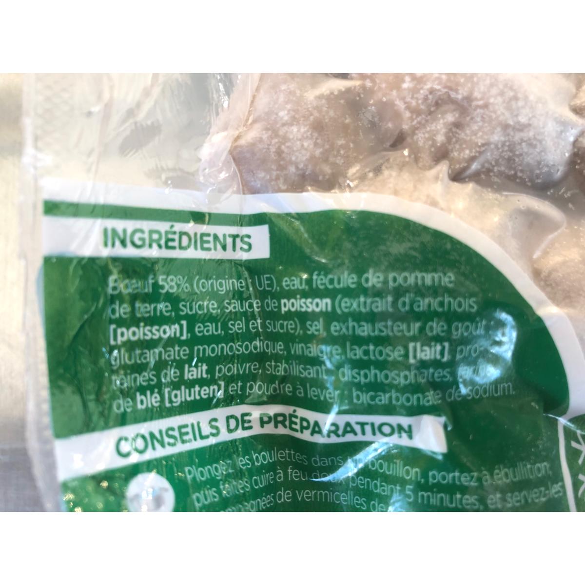 BOULETTES DE BOEUF SFPA 500G