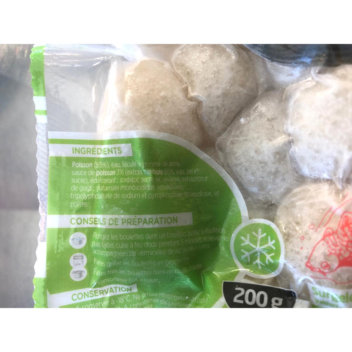 BOULETTES DE POISSONS SFPA 200G