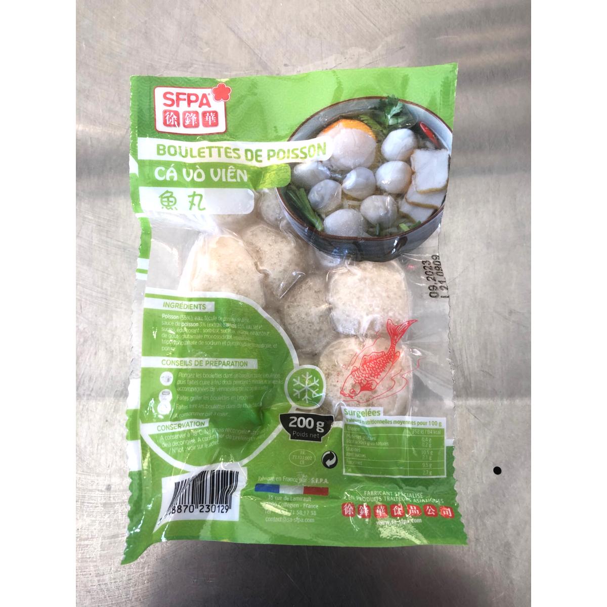 BOULETTES DE POISSONS SFPA 200G