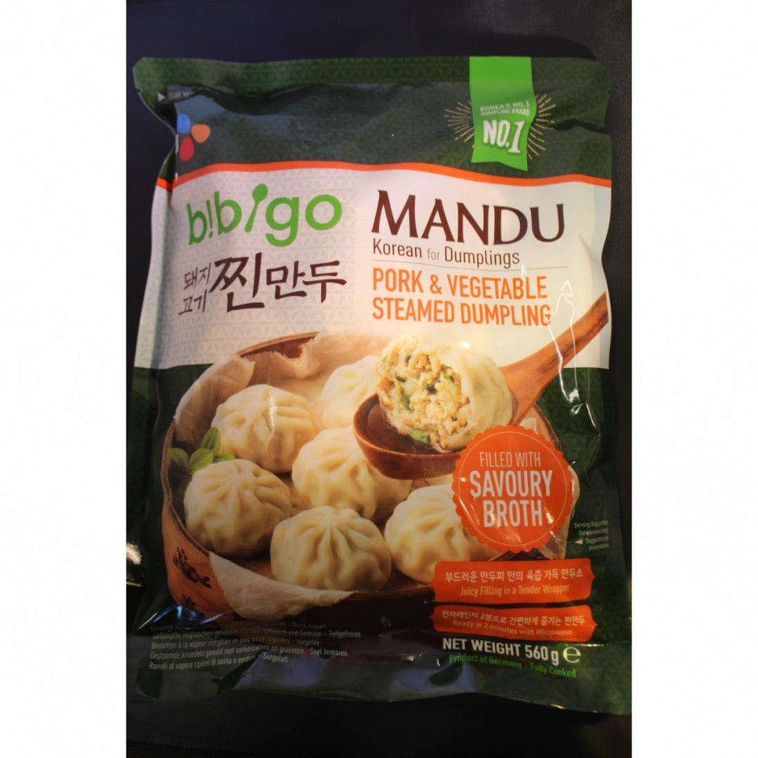 BRIOCHES VAPEUR CORÉENNES PORC LÉGUMES BIBIGO 560G