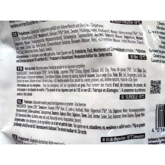 BRIOCHES VAPEUR COREENNES POULET LÉGUMES BIBIGO 56