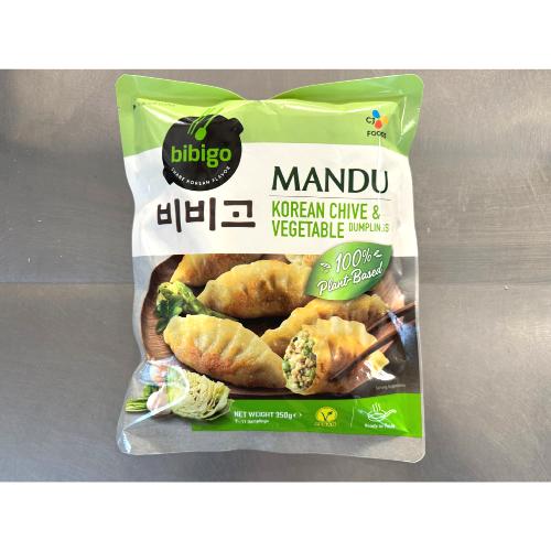 MANDU COREEN VEGAN CIBOULETTE LEGUMES BIBIGO 350GR