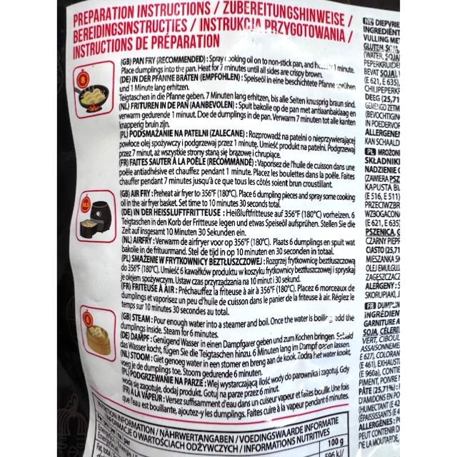 RAVIOLIS ORIGINAL POULET ÉPICÉ BULDAK 700G SAMYANG